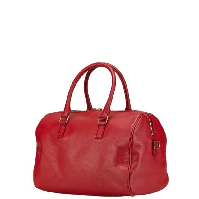 サンローラン ハンドバッグ ショルダーバッグ 2WAY レッド レザー レディース SAINT LAURENT 【中古】 サンローラン ハンドバッグ ショルダーバッグ 2WAY レッド レザー