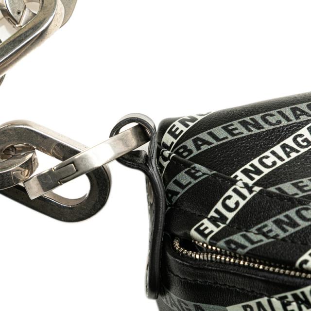 バレンシアガ スーベニア ウエストバッグ ボディバッグ 518163 ブラック グリーン レザー レディース BALENCIAGA 【中古】_4