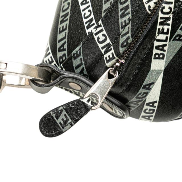 バレンシアガ スーベニア ウエストバッグ ボディバッグ 518163 ブラック グリーン レザー レディース BALENCIAGA 【中古】_5