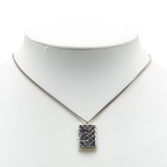 CHANEL シャネル カンボンネックレス ココマーク 05C シルバー ⓪ CHANEL シャネル カンボンネックレス ココマーク 05C シルバー ⓪