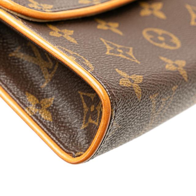 ルイ ヴィトン モノグラム ポシェット フロランティーヌ XS ボディバッグ ウエストバッグ M51855 ブラウン PVC LOUIS VUITTON 【中古】_5