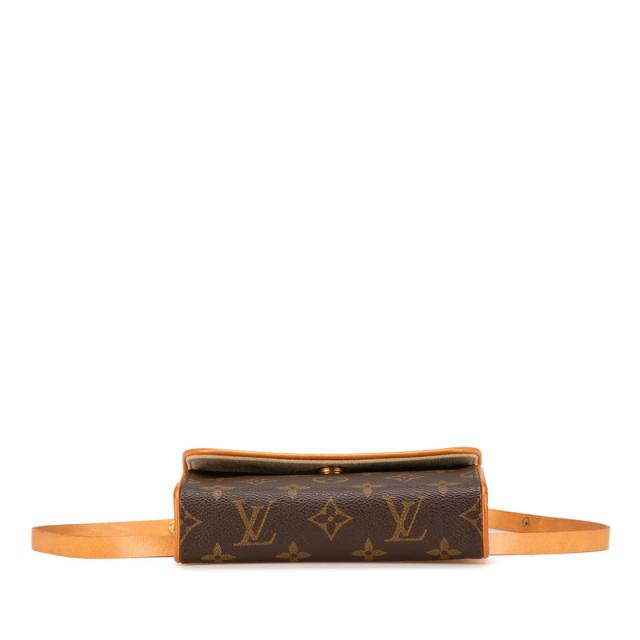ルイ ヴィトン モノグラム ポシェット フロランティーヌ XS ボディバッグ ウエストバッグ M51855 ブラウン PVC LOUIS VUITTON 【中古】_2
