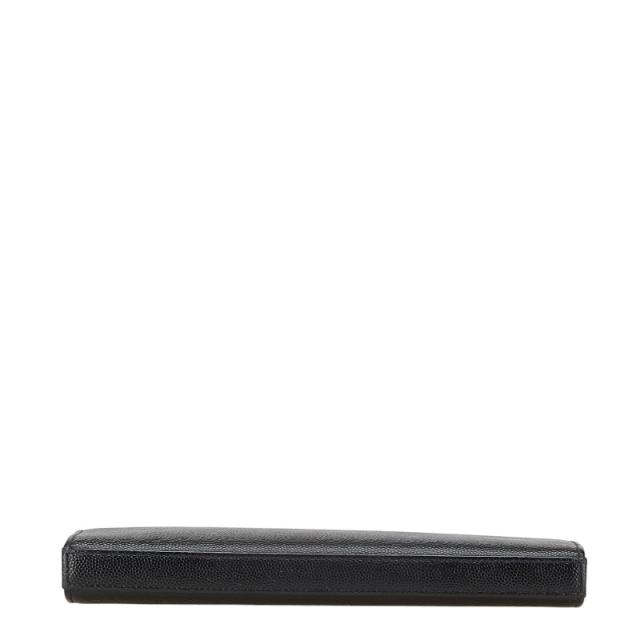 サンローラン ロゴ ラウンドファスナー長財布 レザー レディース SAINT LAURENT 【214-97120】 サンローラン ロゴ ラウンドファスナー長財布 ブラック レザー