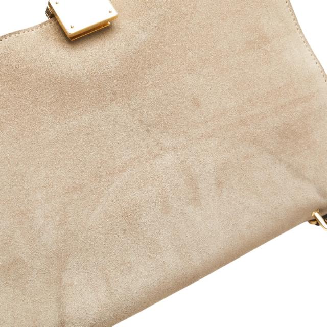 セリーヌ トラペーズ ミディアム ハンドバッグ ショルダーバッグ 2WAY ブラック グレー ネイビー レザー スウェード CELINE 【中古】_3