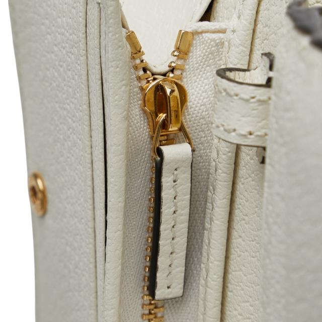 グッチ × adidas アディダス ホースビット ショルダーウォレット 2つ折り財布 702248 ホワイト ブラック レザー GUCCI 【中古】_7