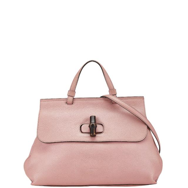 グッチ GUCCI バンブー デイリー 2WAY ハンドバッグ ショルダーバッグ