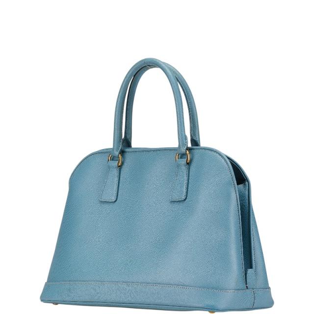 プラダ PRADA 2WAY ショルダーバッグ ハンド サフィアーノレザー 三角