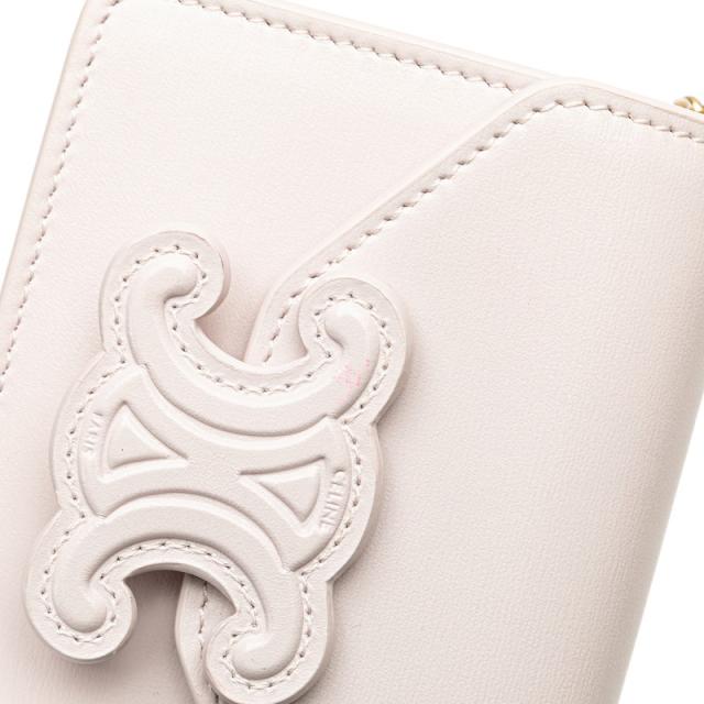 セリーヌ トリオンフ チェーン ショルダーバッグ ピンク レザー レディース CELINE 【中古】_3