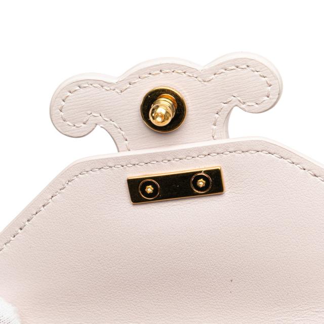 セリーヌ トリオンフ チェーン ショルダーバッグ ピンク レザー レディース CELINE 【中古】_4