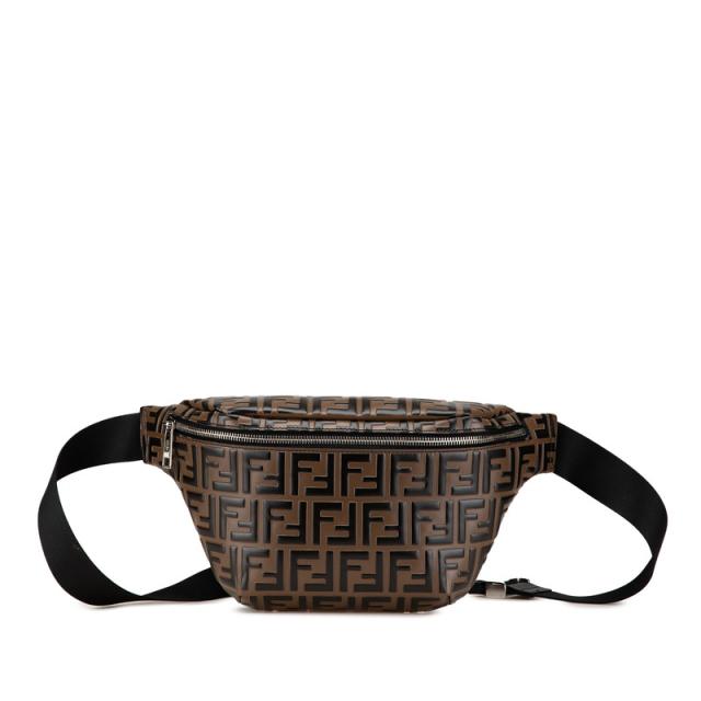 FENDI フェンディ ズッカ柄 ボディバッグ ウエストポーチ ウエスト