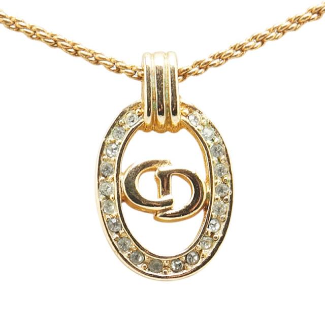 美品✨ クリスチャン ディオール ネックレス CD サークル ライト