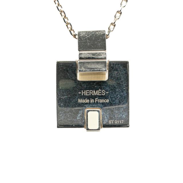 エルメス アイリーン ネックレス ホワイト シルバー メタル レディース HERMES 【中古】_1