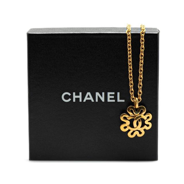 シャネル ヴィンテージ ココマーク ネックレス ゴールド メッキ レディース CHANEL 【中古】_3
