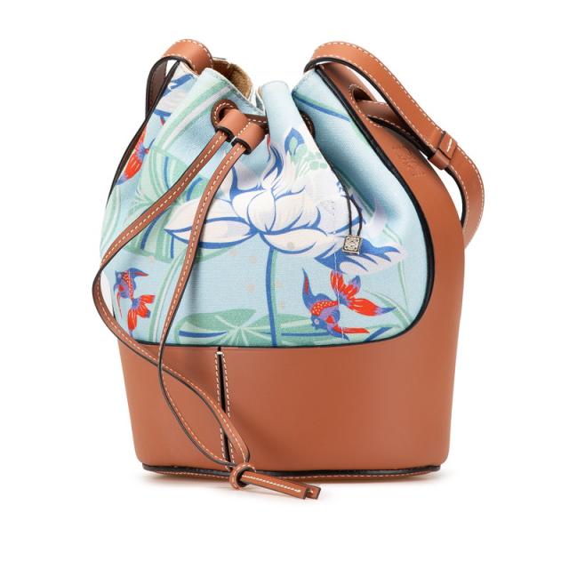 LOEWE ロエベ アナグラム キャンバス ショルダーバッグ 斜め掛け 楽天