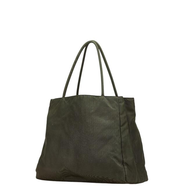 PRADA プラダ トートバッグ 三角ロゴ ナイロン カーキ グリーン