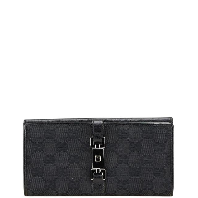 GUCCI GGキャンバス ジャッキー 二つ折り財布 【公式通販】