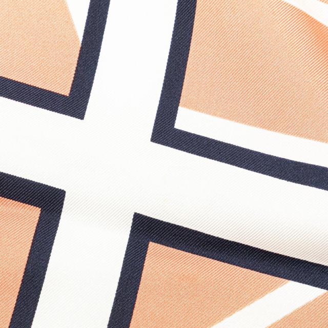 エルメス トライアングル ジェアン スカーフ ライトブルー マルチ  