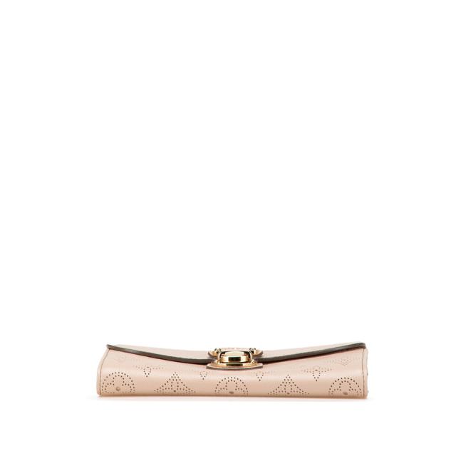 ルイヴィトン モノグラム マヒナ イリス ベージュ 長財布 M51 LOUIS VUITTON ルイヴィトン モノグラム マヒナ イリス ベージュ