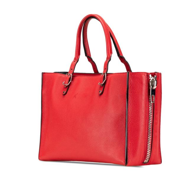 BALENCIAGA バレンシアガ　ペーパー　ミニ ハンドバッグ　赤レッド バレンシアガペーパー ミニ 2WAYバッグ 赤 レディース カーフ