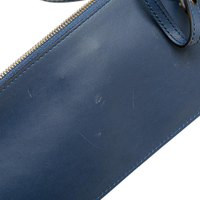 グッチ GGキャンバス ショルダーバッグ トートバッグ 269878 ベージュ ブルー キャンバス レザー レディース GUCCI 【中古】_6