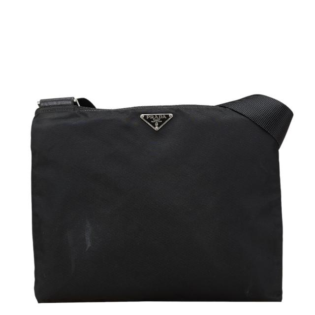 PRADA プラダ ショルダーバッグ ナイロン ブラック 黒 斜め掛け 【公式