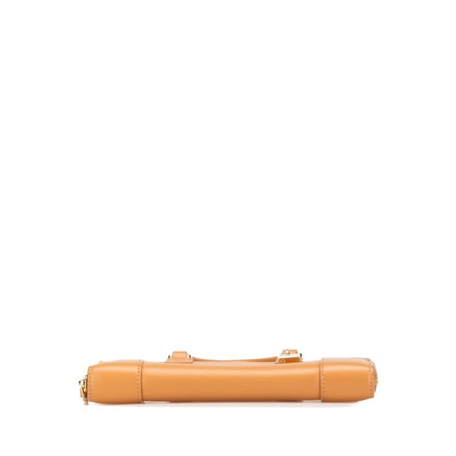 ロエベ アマソナポーチ ラウンドファスナー 長財布 ハンドバッグ ショルダーバッグ 2WAY C039U10X01 ブラウン ナパカーフ LOEWE 【中古】