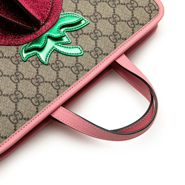 グッチGUCCI チルドレンハンドバッグストロベリーPVC
