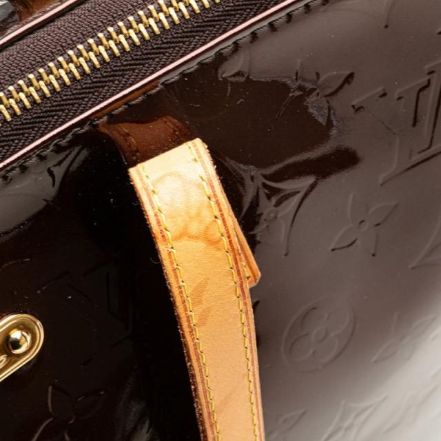 ルイ ヴィトン モノグラム ヴェルニ ベルヴューGM ハンドバッグ ショルダーバッグ M93589 アマラント ブラウン LOUIS VUITTON 【中古】_6