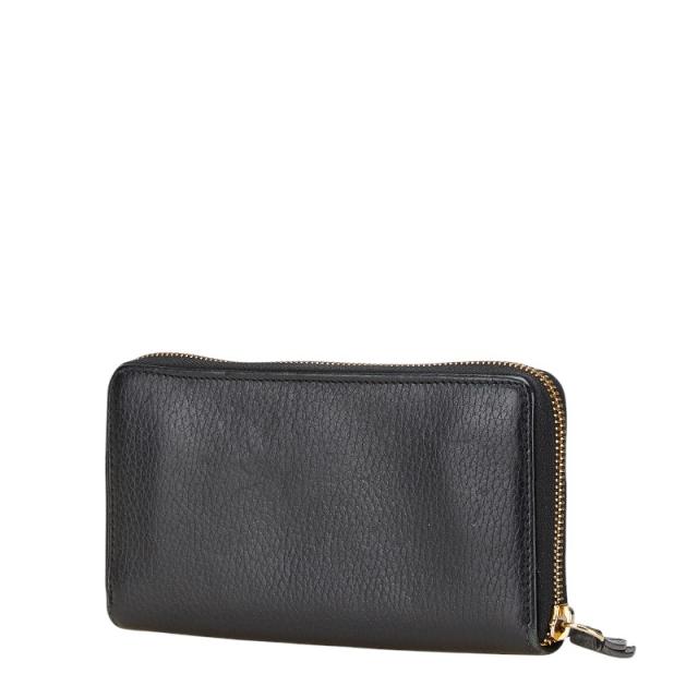 グッチ GGマーモント ラウンドファスナー 長財布 456117 ブラック  