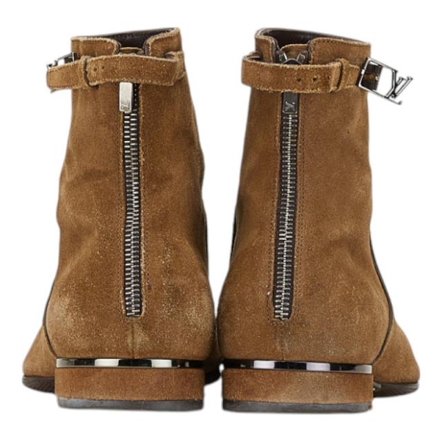 ルイ ヴィトン ストラップ バックジップ ショートブーツ サイズ:7