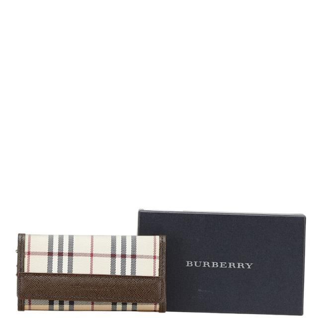 バーバリー ノバチェック キーケース 5連 ベージュ ブラウン