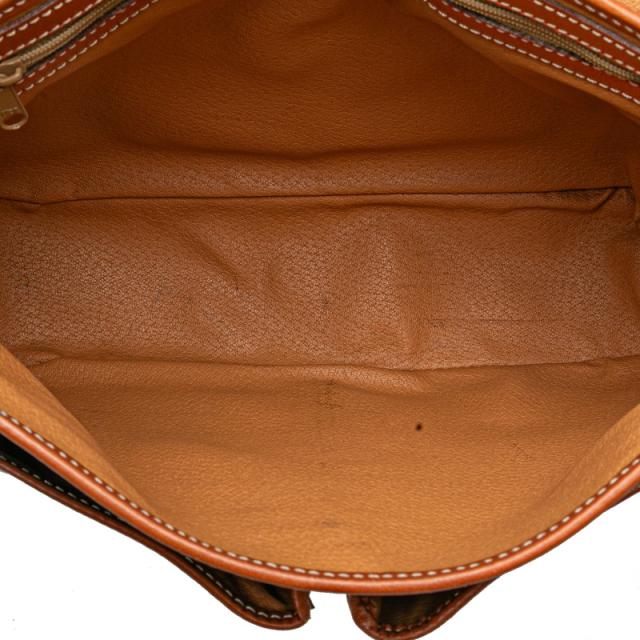セリーヌ マカダム ハンドバッグ ショルダーバッグ ブラウン PVC レザー レディース CELINE 【中古】_6