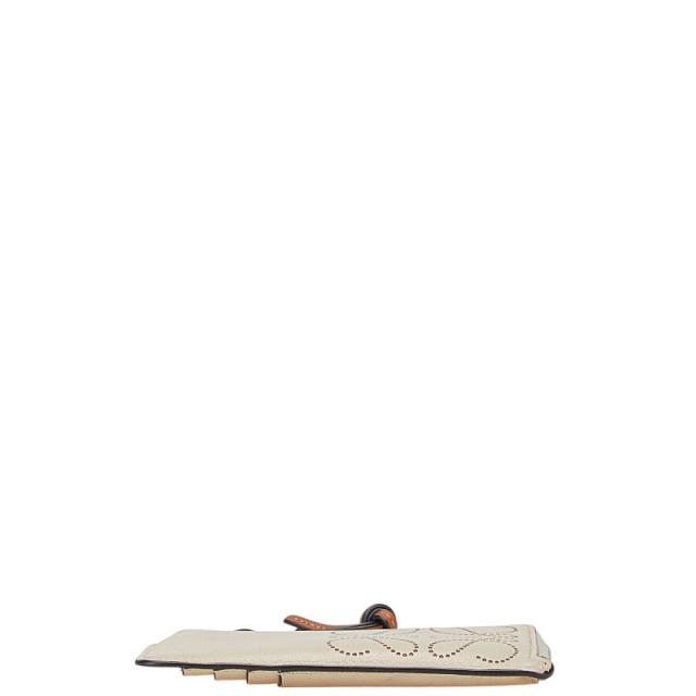 ロエベ アナグラム コインケース ベージュ レザー レディース LOEWE 【中古】_2
