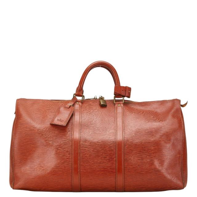 ルイヴィトン エピ キーポル50 ボストンバッグ 旅行 ビジネス 大容量