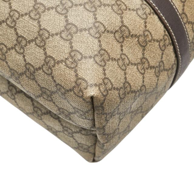 グッチ GGスプリーム トートバッグ ショルダーバッグ 223668 ベージュ ブラウン PVC レザー レディース GUCCI 【中古】_4