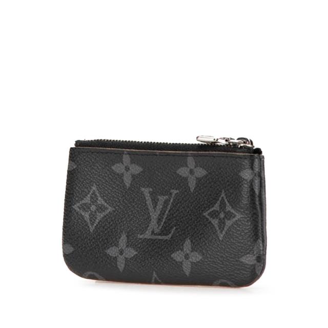 ルイ ヴィトン モノグラム エクリプス ポシェット クレ リバース コインケース M80905 グレー ブラック PVC LOUIS VUITTON 【中古】_1