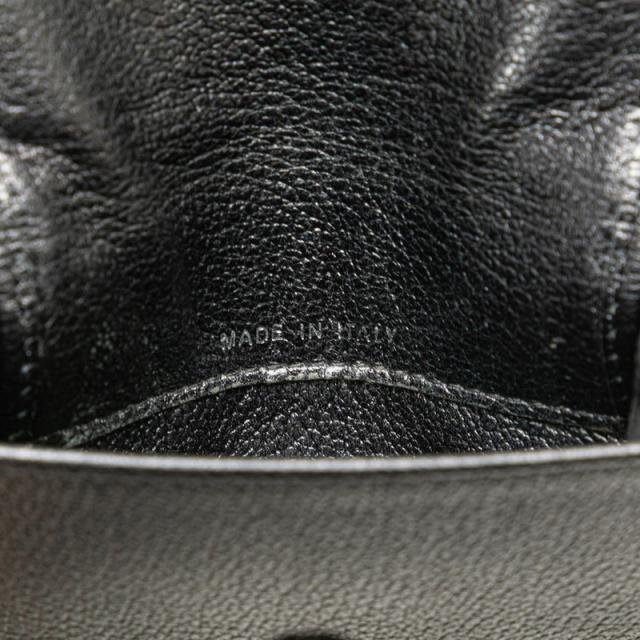 シャネル カメリア ココマーク 三つ折り財布 コンパクトウォレット ブラック ラムスキン レディース CHANEL 【中古】_8
