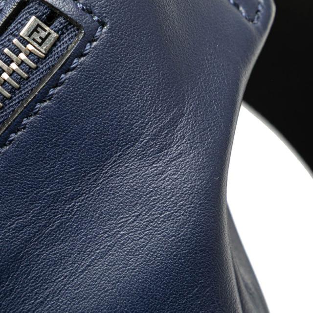 フェンディ バグズアイ ウエストバッグ ボディバッグ 7VA434 ネイビー レザー メンズ FENDI 【中古】_4