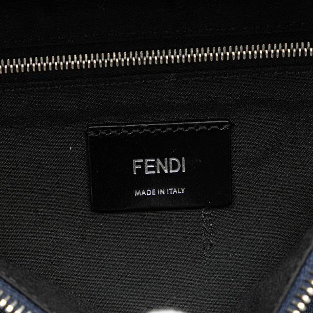 フェンディ バグズアイ ウエストバッグ ボディバッグ 7VA434 ネイビー レザー メンズ FENDI 【中古】_8