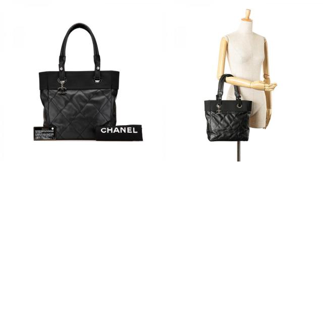 シャネル パリビアリッツ PM トートバック 美品 CHANEL（シャネル） 送料無料 パリビアリッツPM トート バッグ ハンド