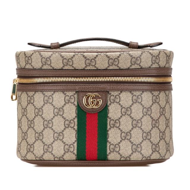 FENDI フェンディ FF パーティーバッグ プラスチック 茶 ハンドバッグ