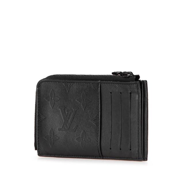 ルイ ヴィトン モノグラム シャドウ ハイブリット ウォレット コインケース パスケース M81526 ブラック メンズ LOUIS VUITTON 【中古】_1