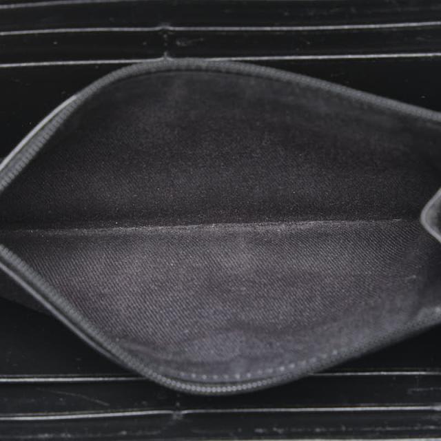 ジミーチュウ スタースタッズ ラウンドファスナー 長財布 ブラック