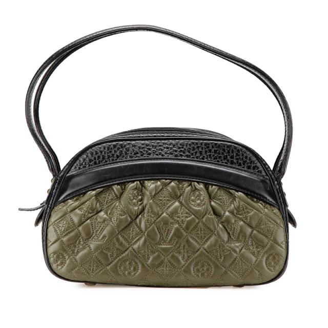 ルイ ヴィトン モノグラム ヴィエンナ クララ ハンドバッグ ショルダーバッグ M95107 ノワール ブラック カーキ LOUIS VUITTON 【中古】