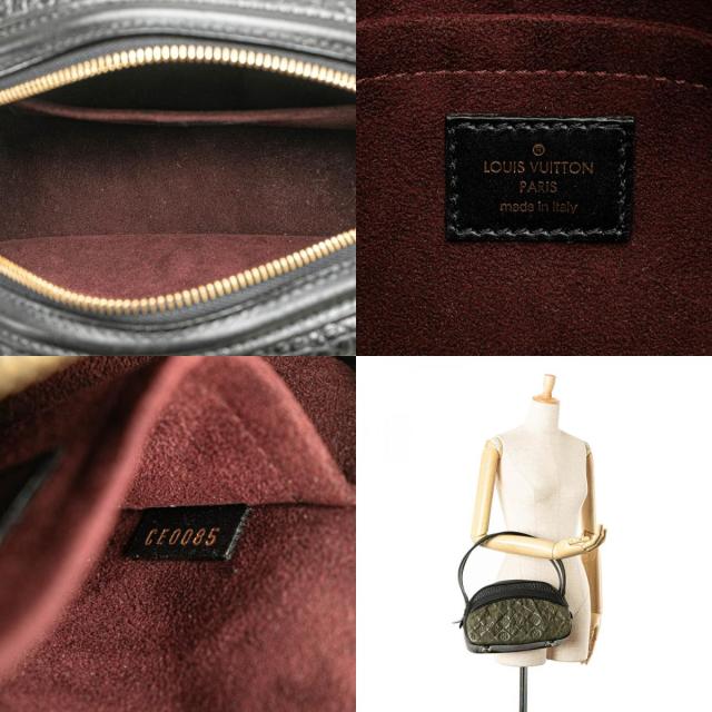 ルイ ヴィトン モノグラム ヴィエンナ クララ ハンドバッグ ショルダーバッグ M95107 ノワール ブラック カーキ LOUIS VUITTON 【中古】_9