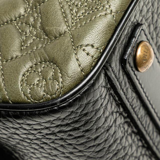 ルイ ヴィトン モノグラム ヴィエンナ クララ ハンドバッグ ショルダーバッグ M95107 ノワール ブラック カーキ LOUIS VUITTON 【中古】_4