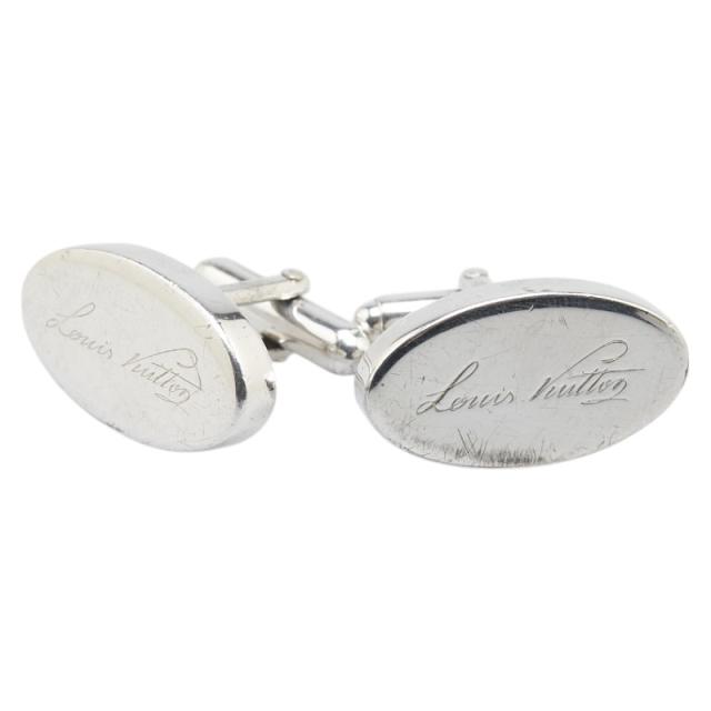 LOUIS VUITTON　ルイ・ヴィトン　カフス　シルバー　silver925 Louis Vuitton Cufflinks Cuffs Silver SV925 Fake Pearl Men's