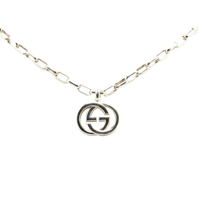グッチ インターロッキングG ネックレス SV925 シルバー レディース GUCCI 【中古】