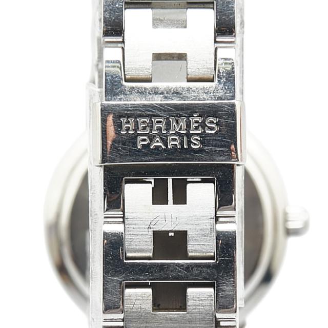 エルメス クリッパー 腕時計 CL4.210 クオーツ ネイビー文字盤  