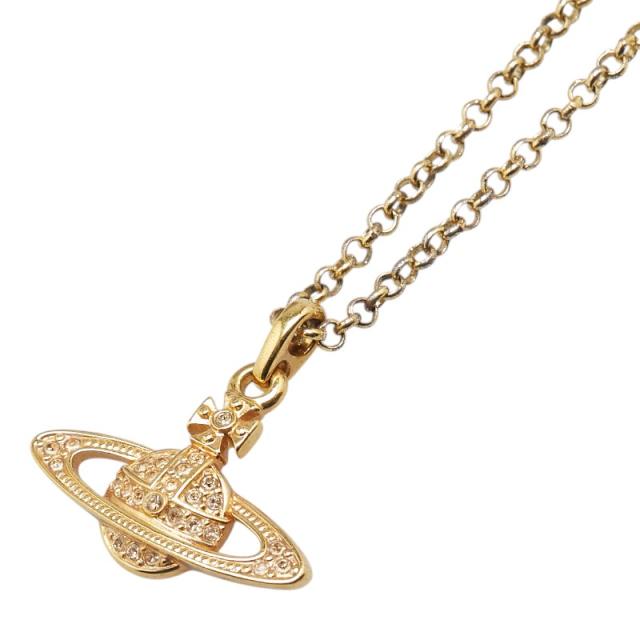 Vivienne Westwood ミニバスレリーフオーブネックレス ゴールド Vivienne Westwood ヴィヴィアン・ウエストウッド MINI BAS RELIEF